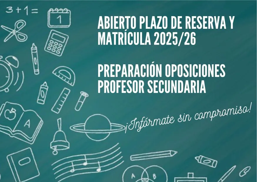 Preparar oposiciones profesor secundaria