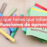 Situaciones de aprendizaje educación