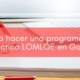 Cómo hacder programación didáctica para Galicia